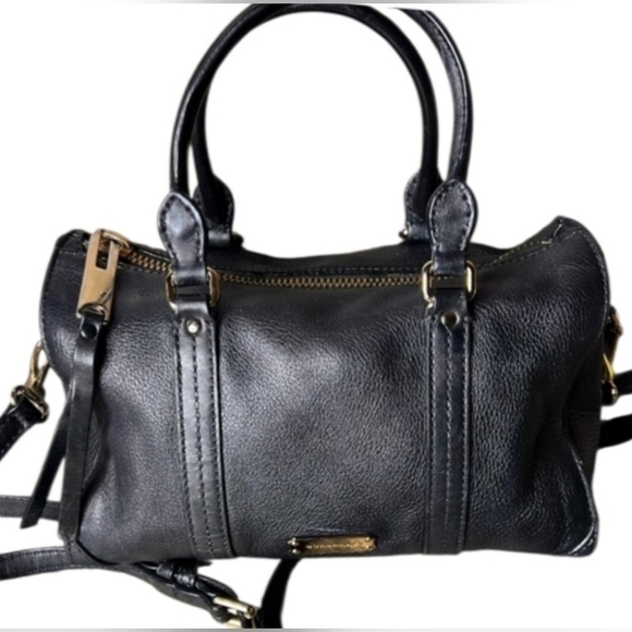 Authentic Burberry Black Leather Handbag/Crossbody/Satchel - Picture 16 of 16